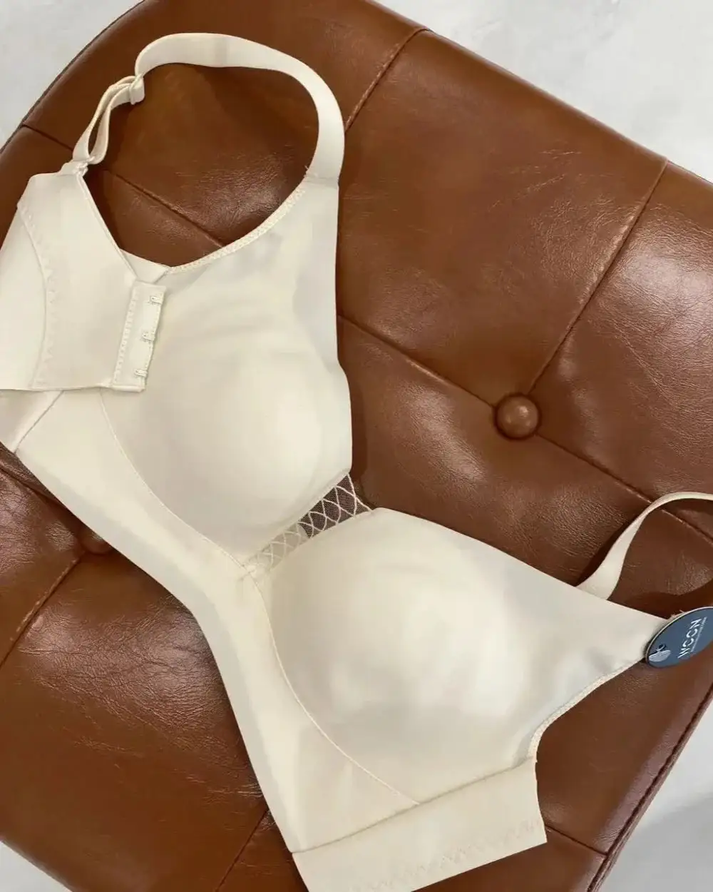Soft Cup Bra with Decorative Mesh