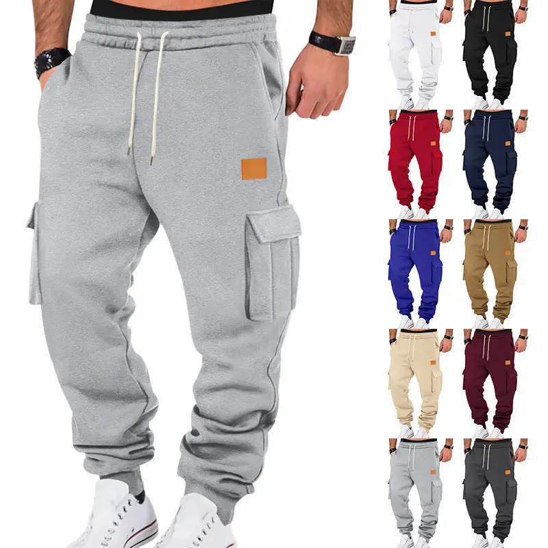 Men's  Urban Cargo Jogger Waistband Pockets Cargo Pants