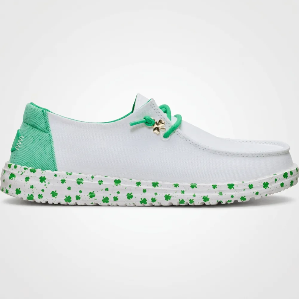Wendy Shamrock Charm Textile Shoe