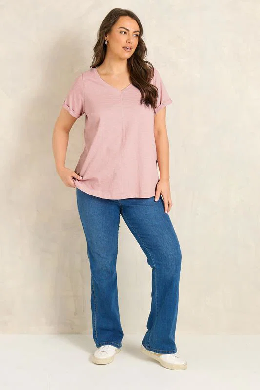 ESSENTIAL 4 Pack Pink & Blue T-Shirts detail 1
