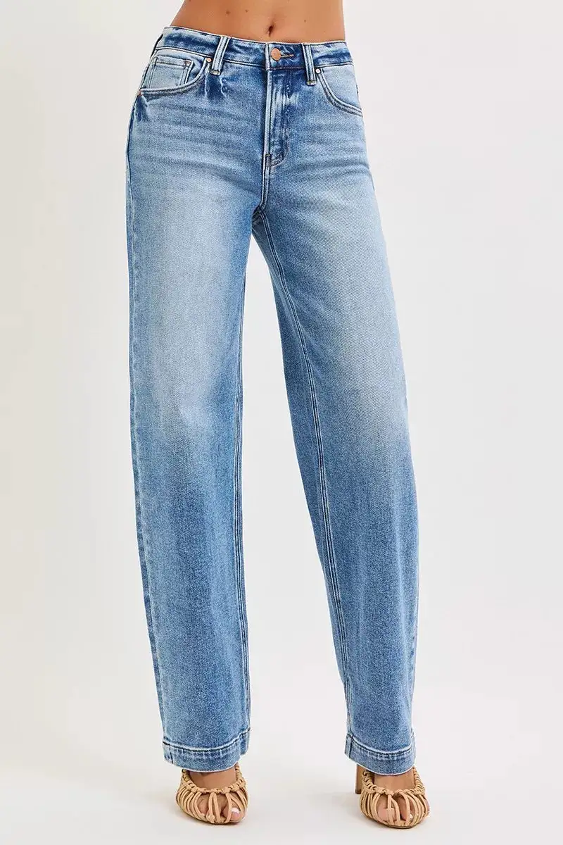 High Rise Baggy Jeans