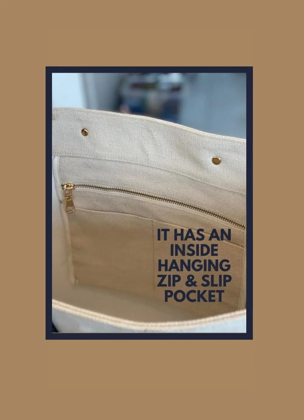 Customize Briony Canvass Tote Bag