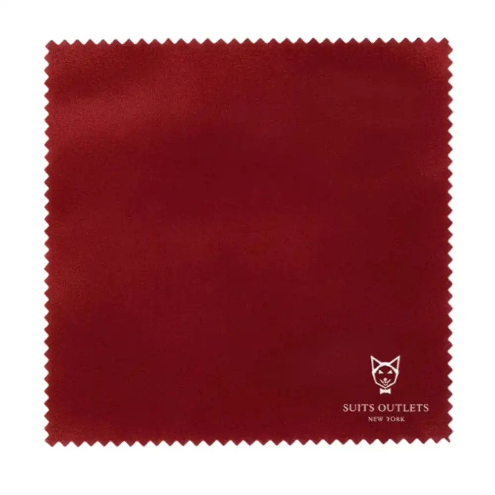 Red Slim Fit Velvet Leather Solid Single Breasted Coat