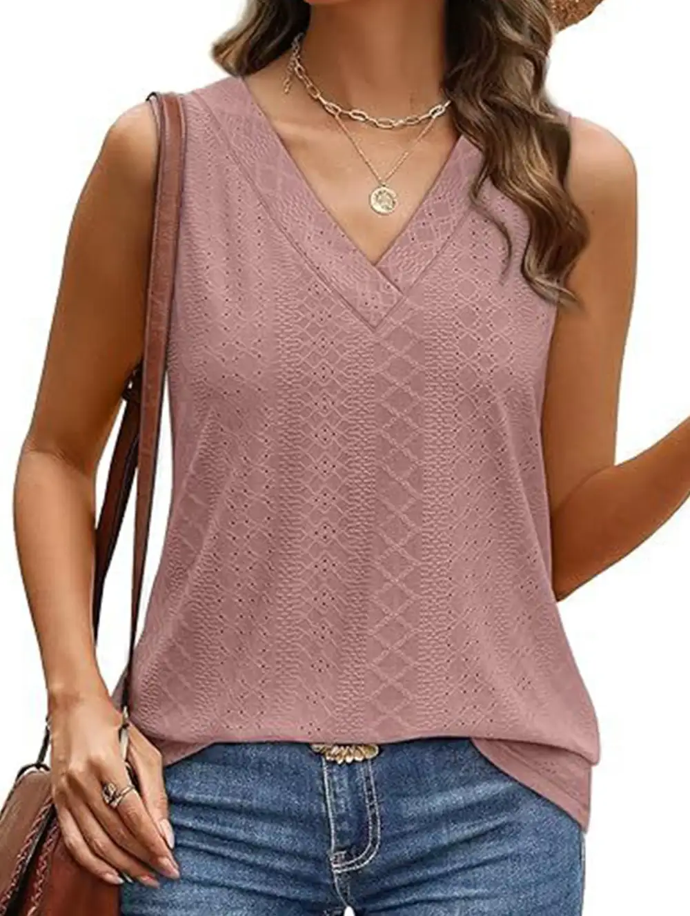V Neck Loose Vest Top