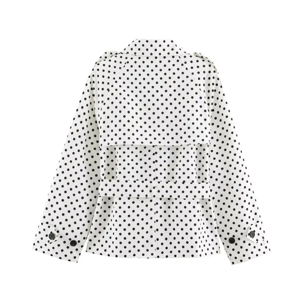 Tailored Layered Trench Coat
