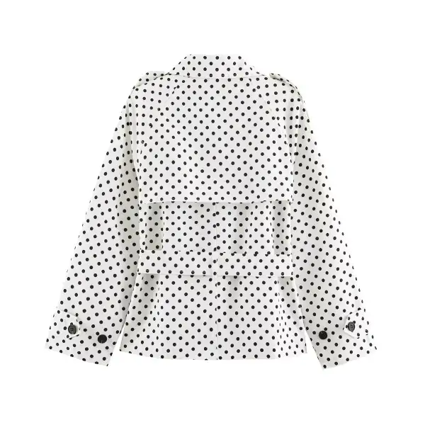 Tailored Layered Trench Coat