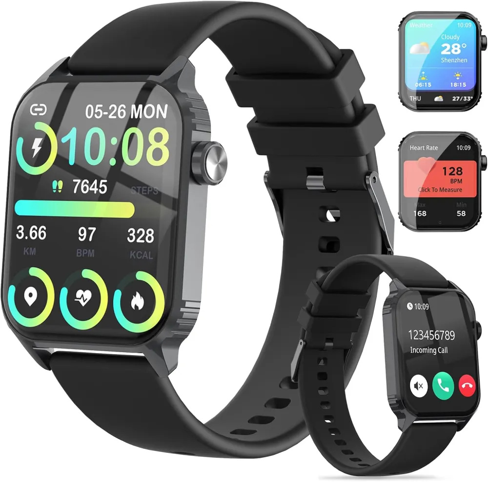 Smart Watch for Men, 120 Sports Modes Smartwatch with 1.83