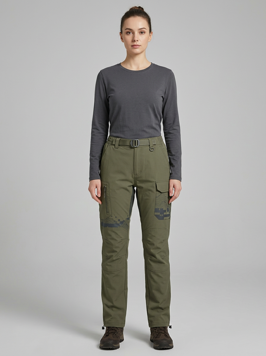 Tactical Outdoor Topographic Rugged Cargo Pants