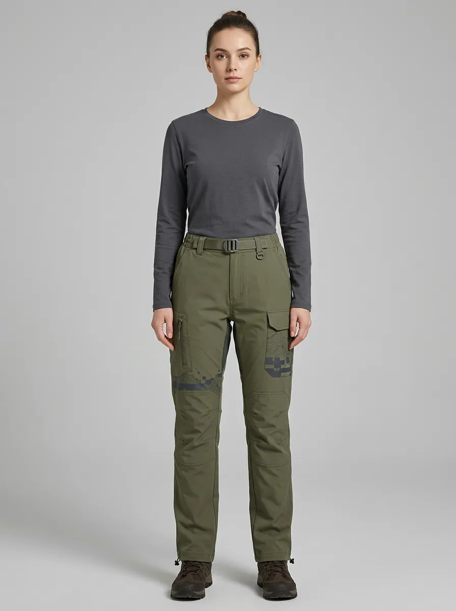 Tactical Outdoor Topographic Rugged Cargo Pants