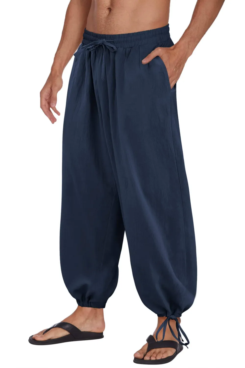 Refined Drawstring Waist Pants