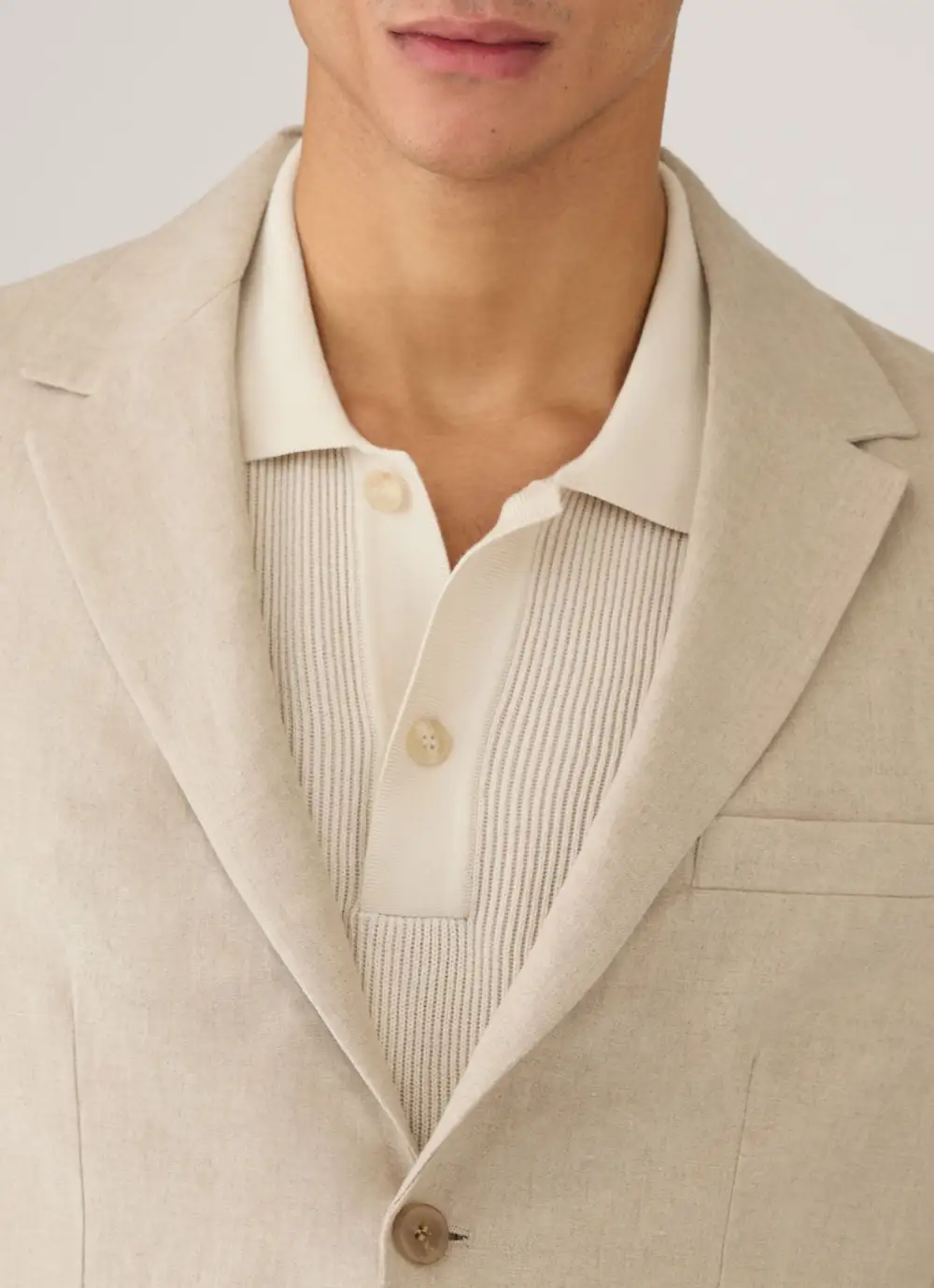 Lightweight Unlined Linen Blazer