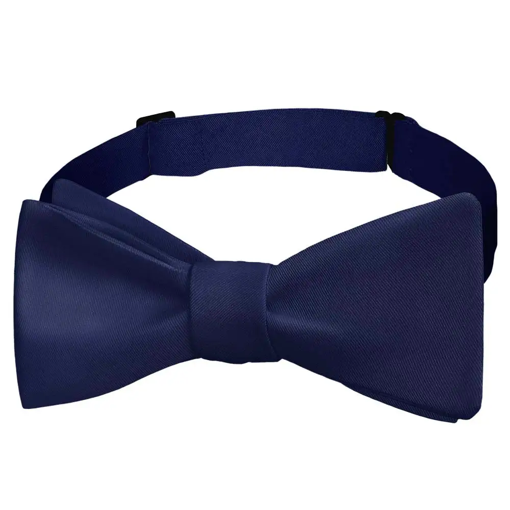 Timeless Solid Pattern Bow Tie
