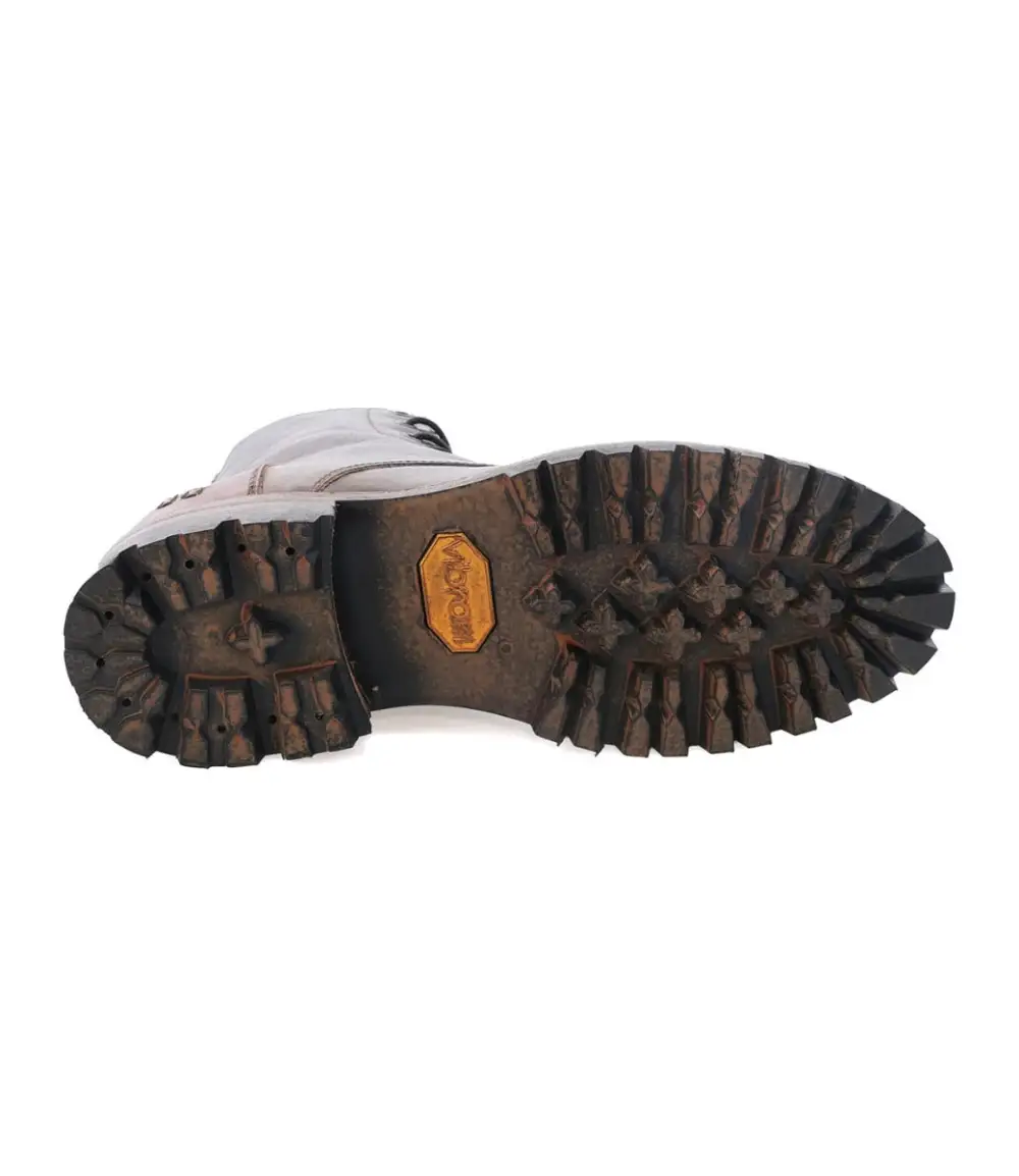 Back-Zip Lug-Sole Combat Boots