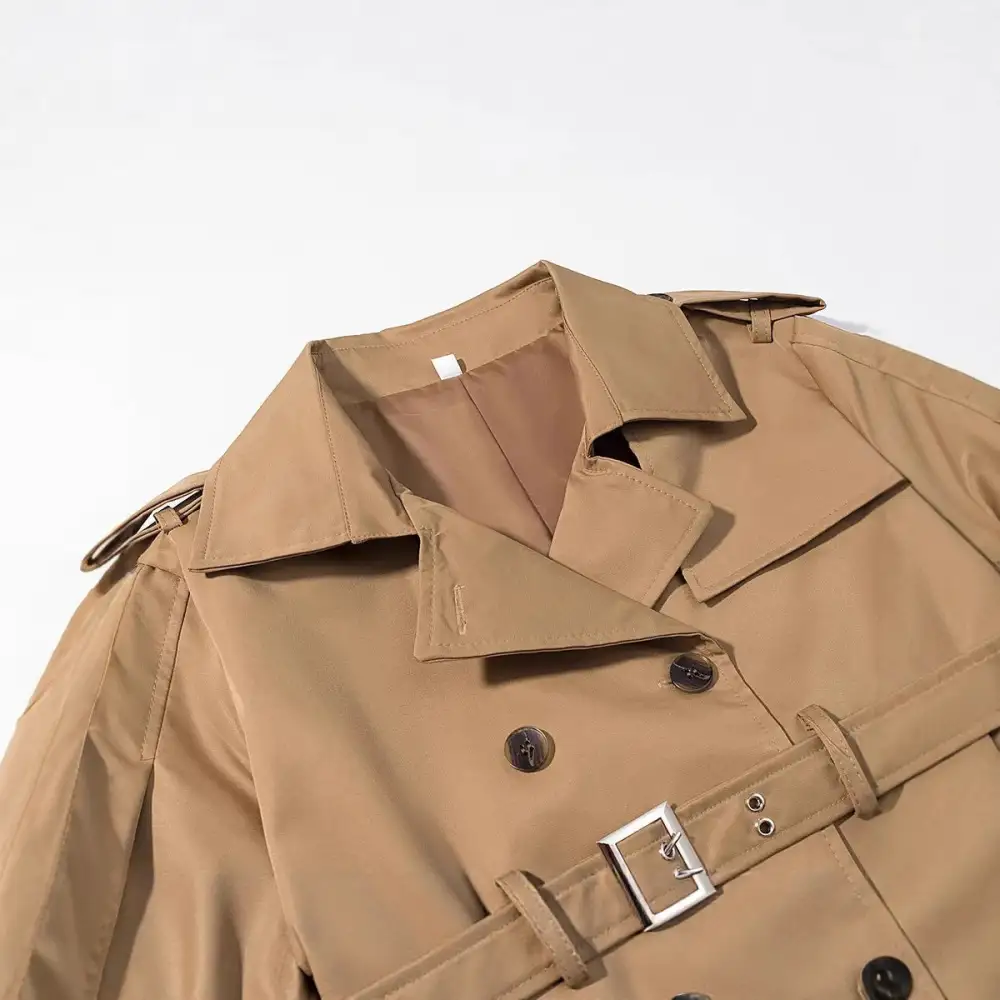 Modern Layered Trench Coat