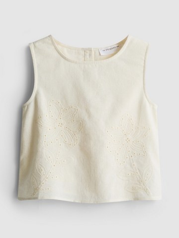 1.5-12yrs | The Edit Linen Mix Embroidered Sleeveless Blouse detail 2