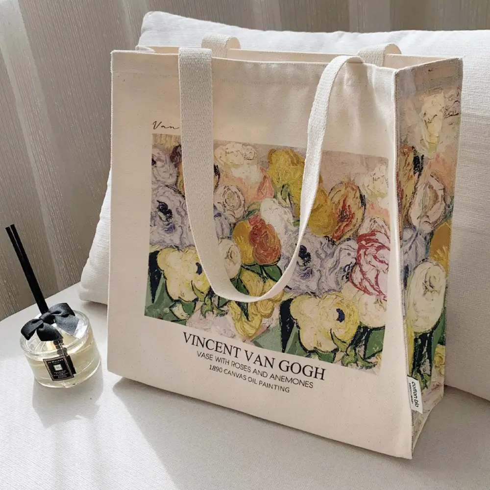 Chic Utility Canvas Tote Bag