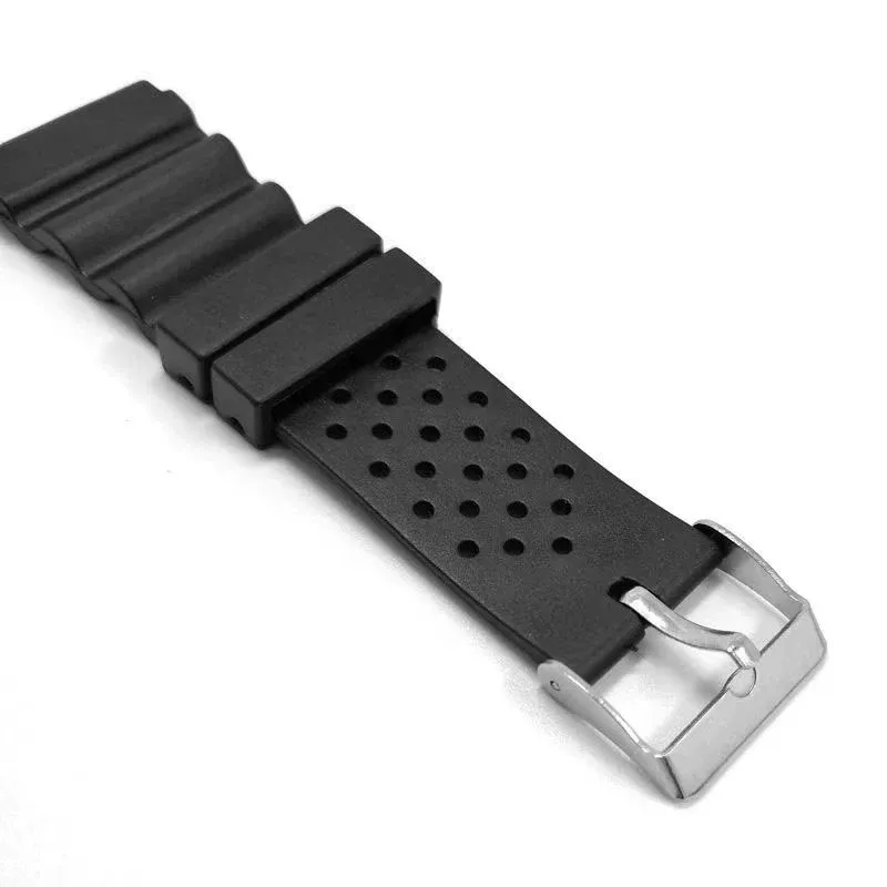 18/20/22mm Silicone Watch Strap – Adjustable Replacement Watch Band