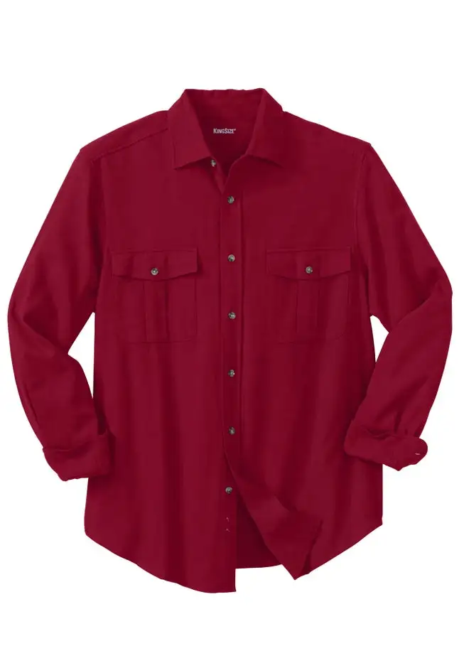 Signature Solid Flannel Shirt