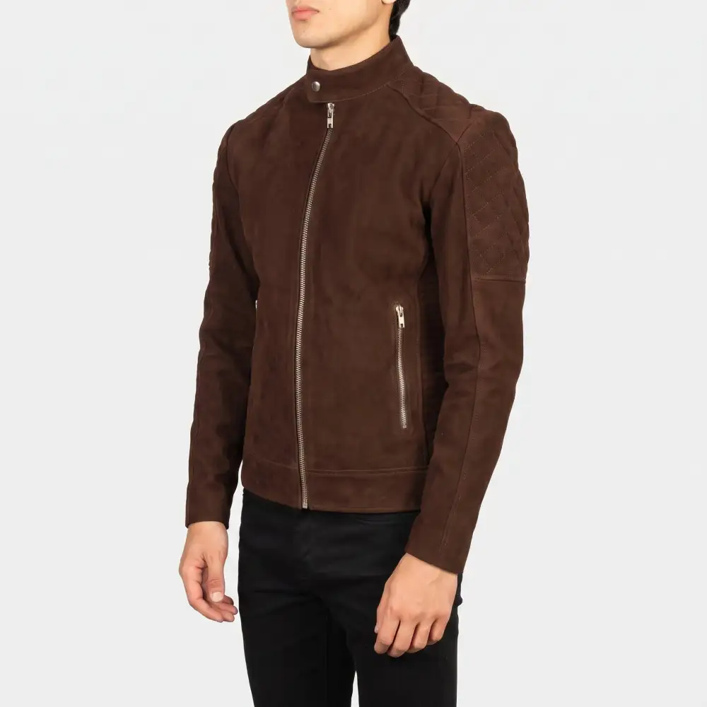 Classic Suede Biker Western Multi Pocket Jacket