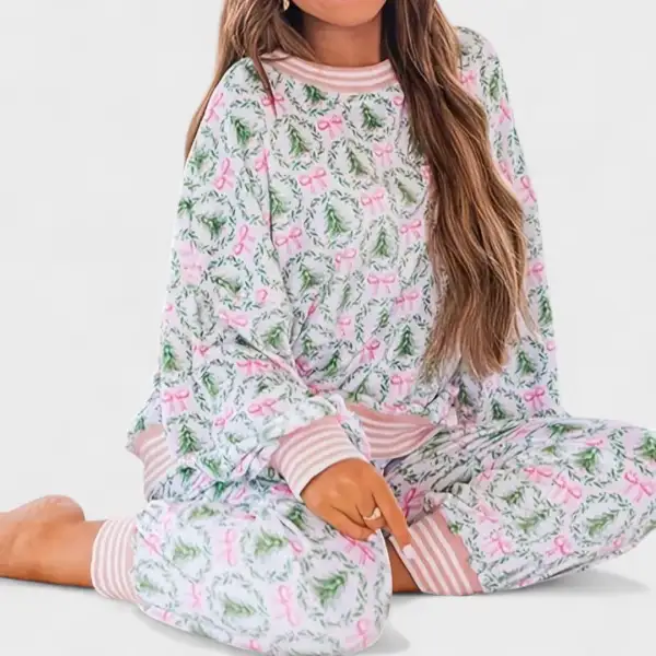 Knit Lounge Pajama Set