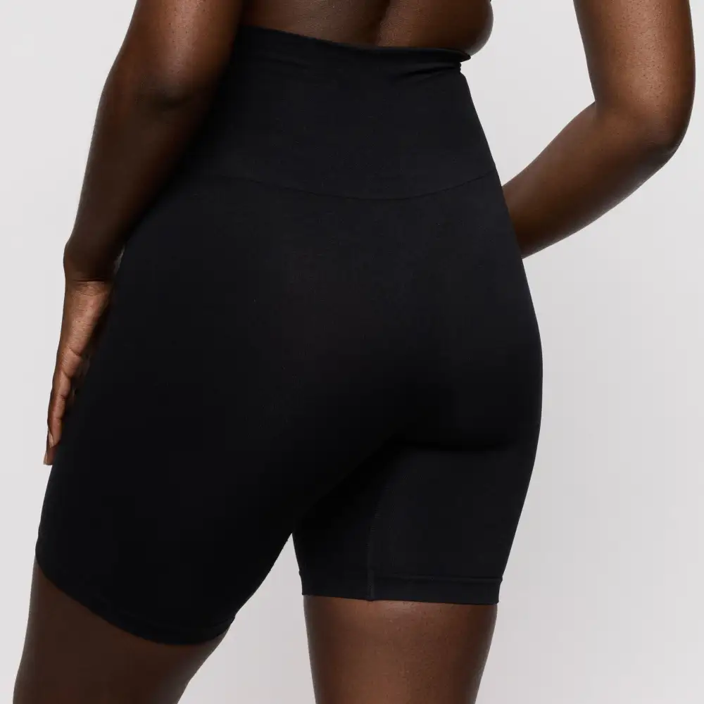 Women's High Waist Seamless Elastic Waistband Cotton Gusset Cotton Soft Fabric Shaping Panty