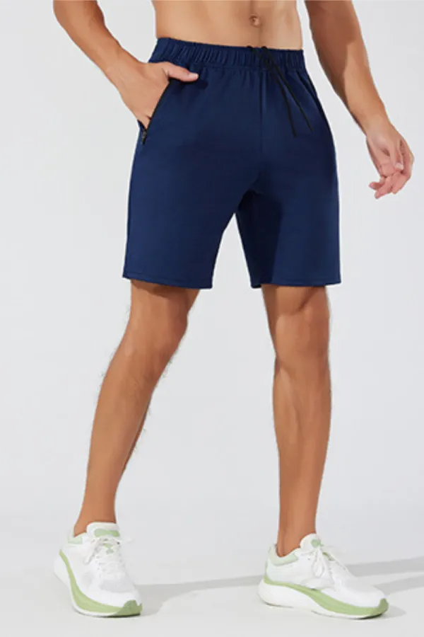 Performance Focus Quick Dry Breathable Drawstring Athletic Shorts