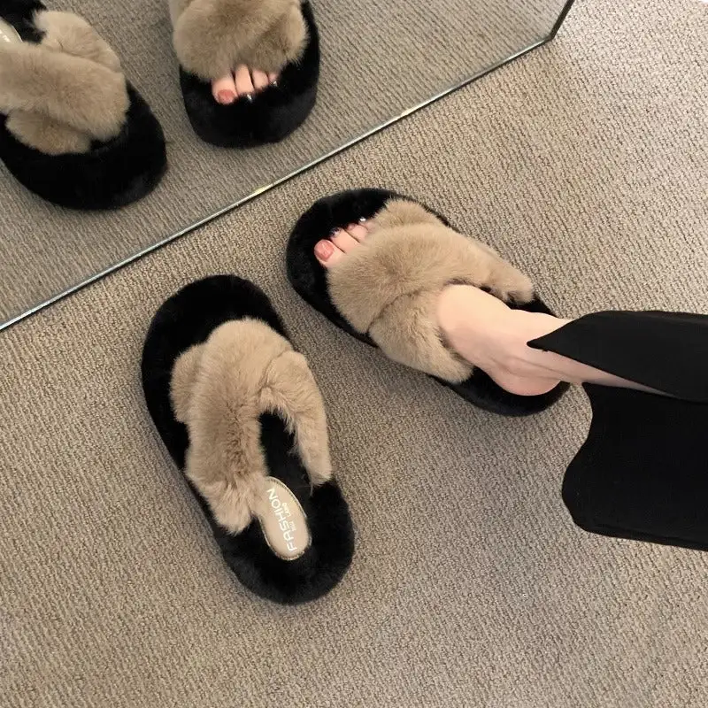 Soft Lined Thick Sole Home Slippers