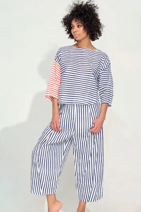 Pants In Mini Stripe