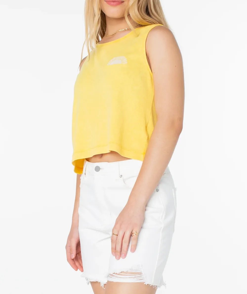 Loose Cartoon Print Round Neck Vest