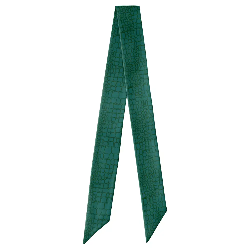 Gator Skin Motif Hair Scarf