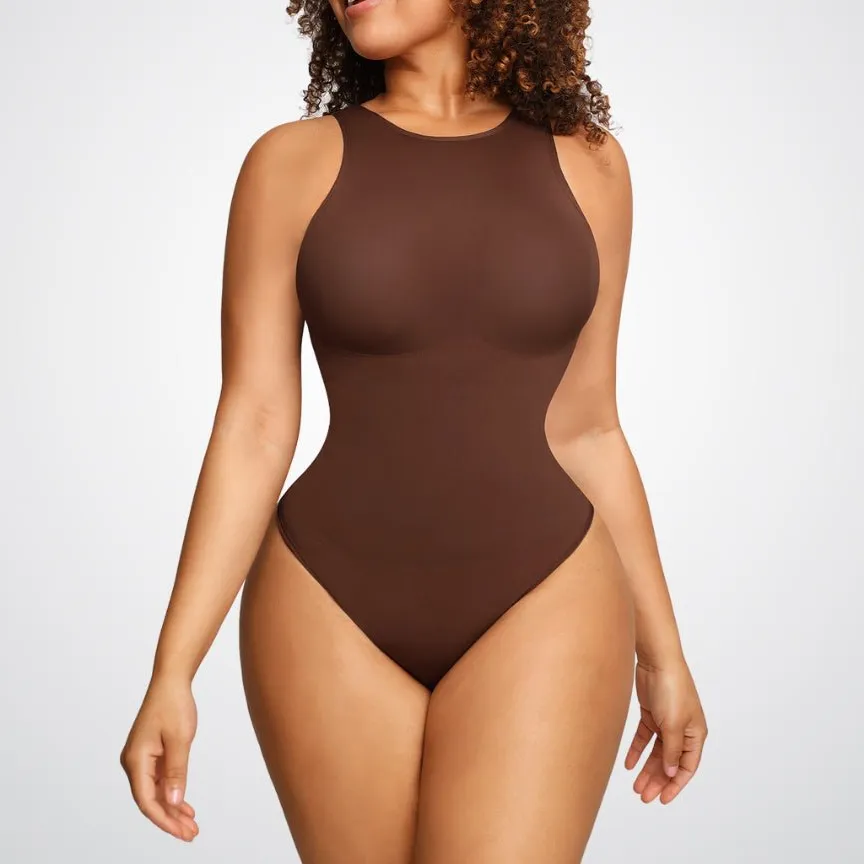 High Neck Thong Bodysuit