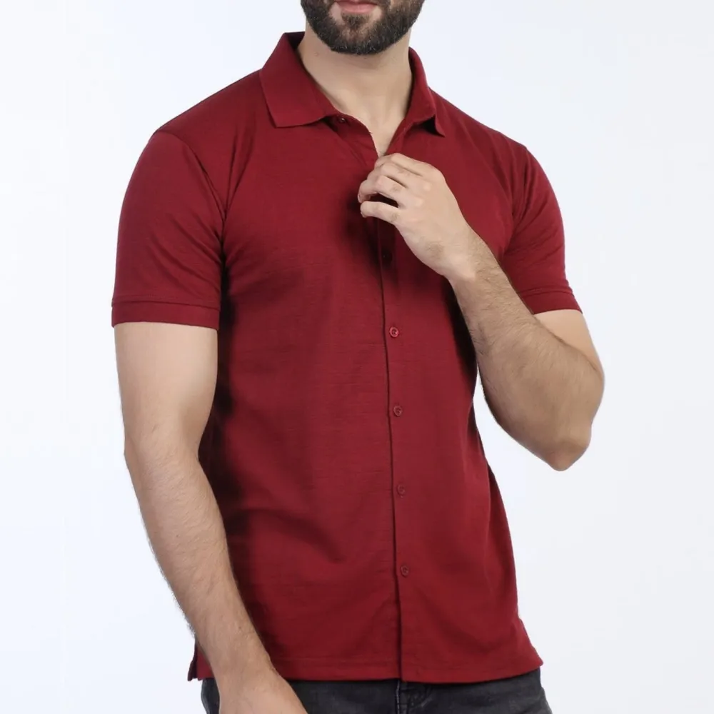 Men's Short Sleeve Clean Shirt