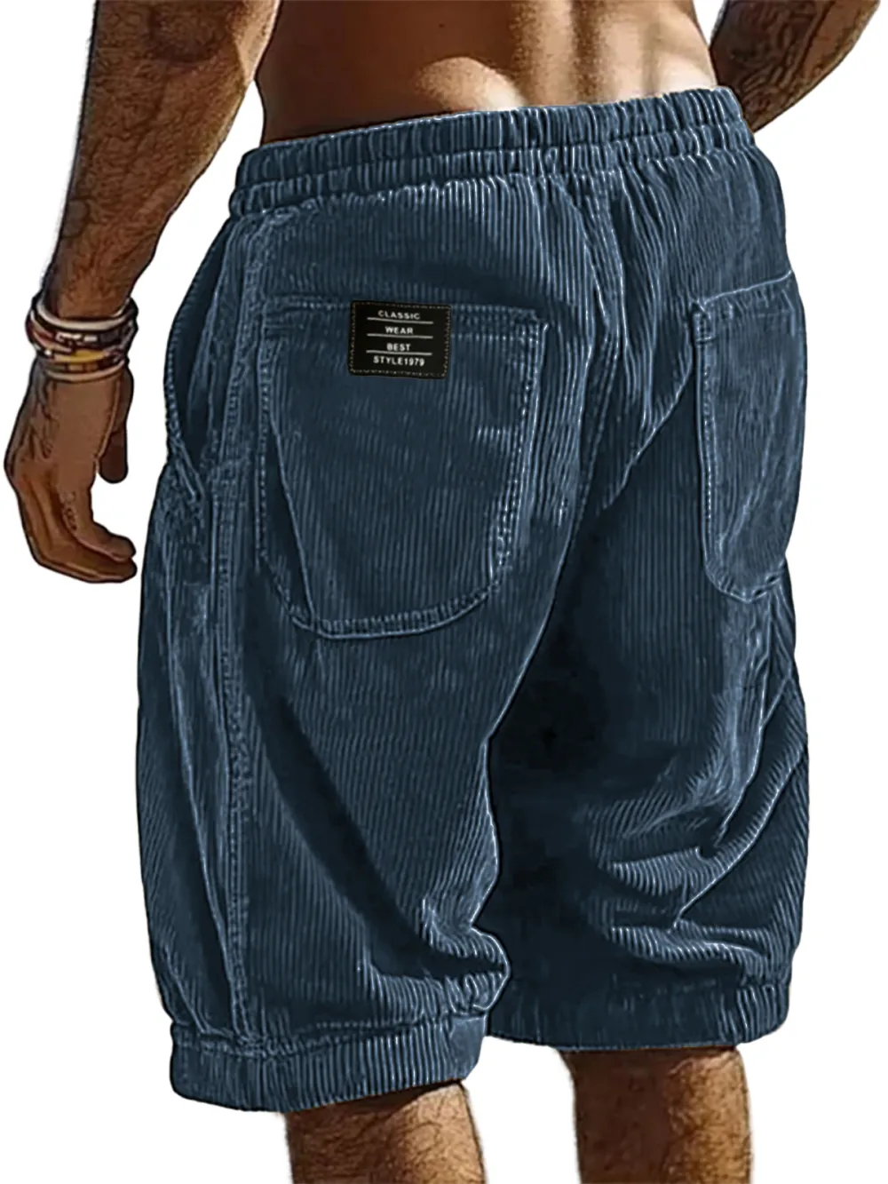 Clean Cut Corduroy Utility Pocket Shorts