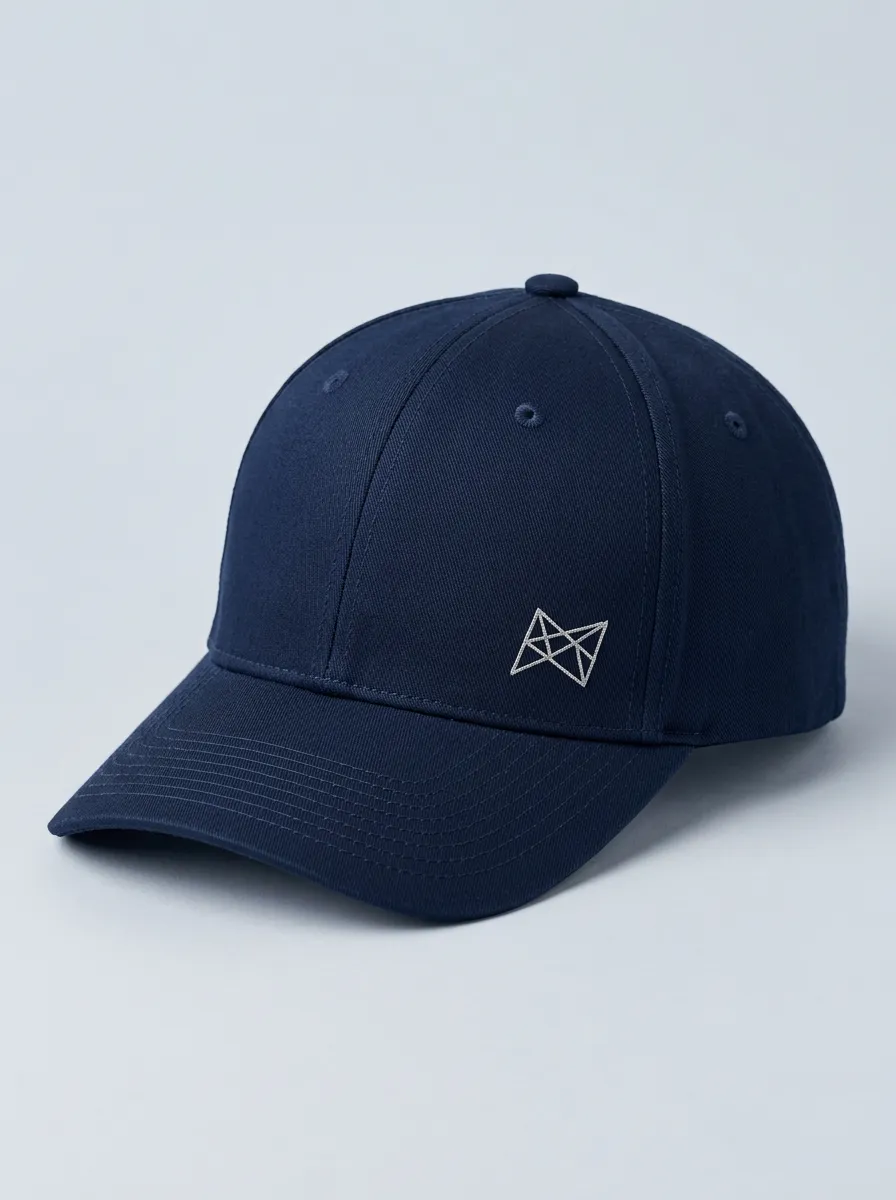 Abstract Geometry Embroidered Baseball Cap