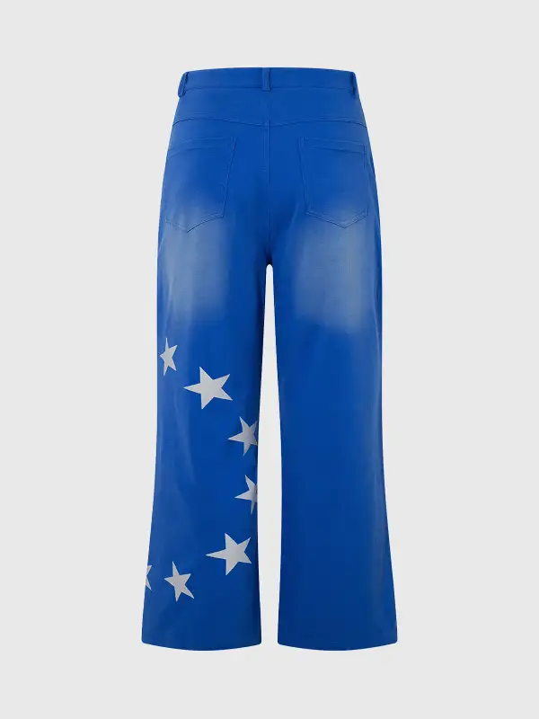 Structured Straight-Leg Pants