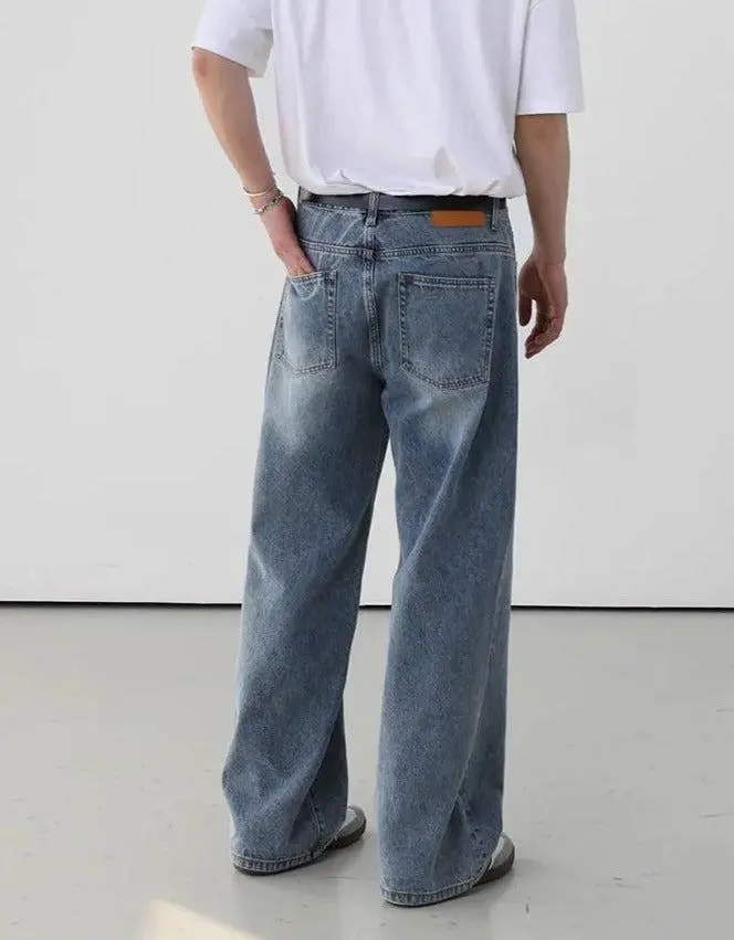 Faded Thigh Regular Fit Jeans
