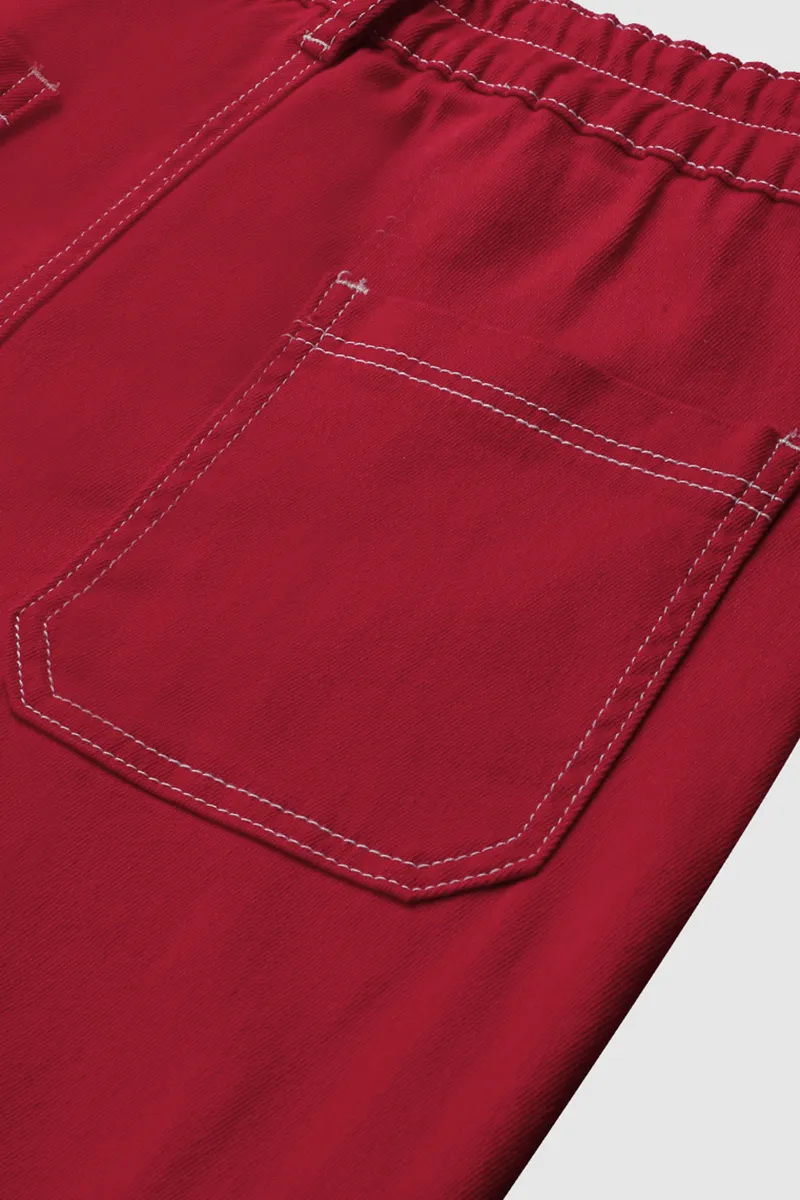 Flap Pocket Zip Fly Jeans