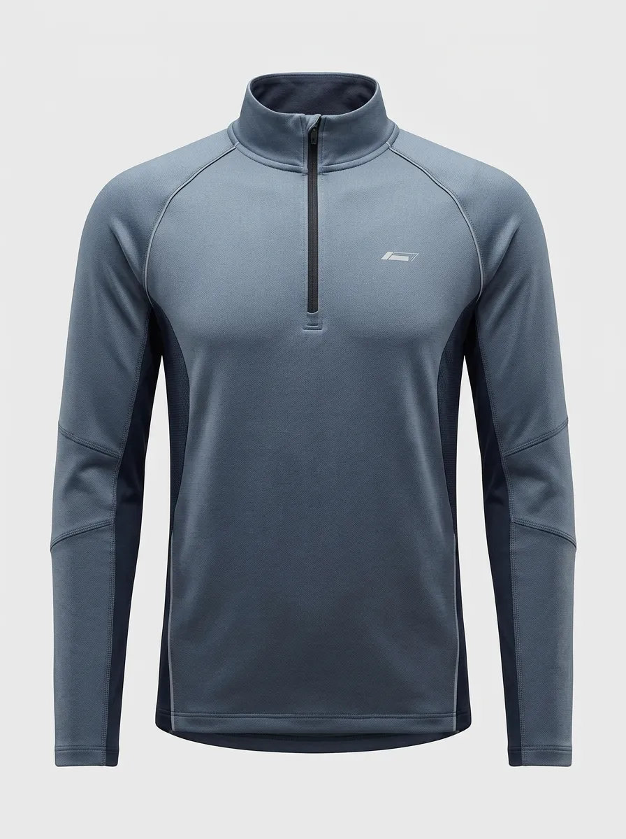 Men's Sport Performance Logo Printed Quarter Zip Pullover
