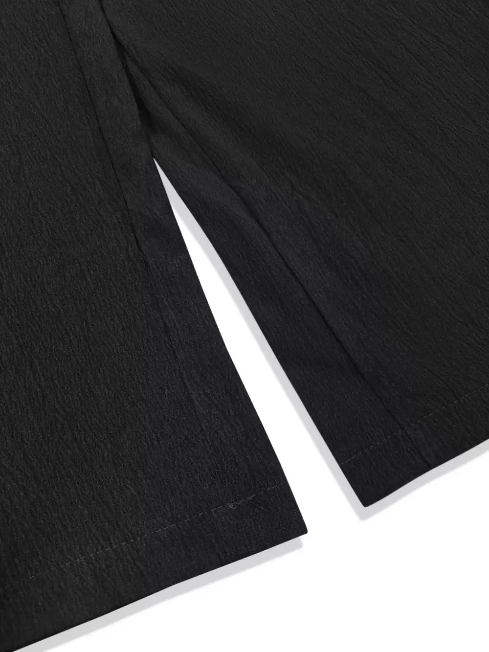 Wide Leg High Waist Smocked Waist Pocketed Pants