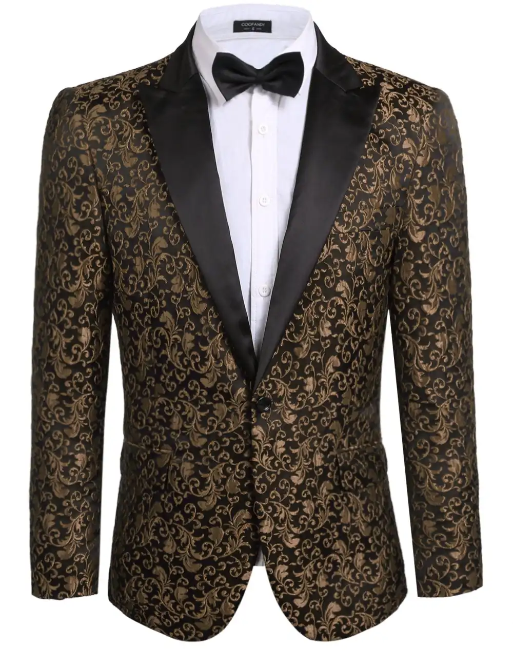 Linen Blend Floral Blazer Jacket