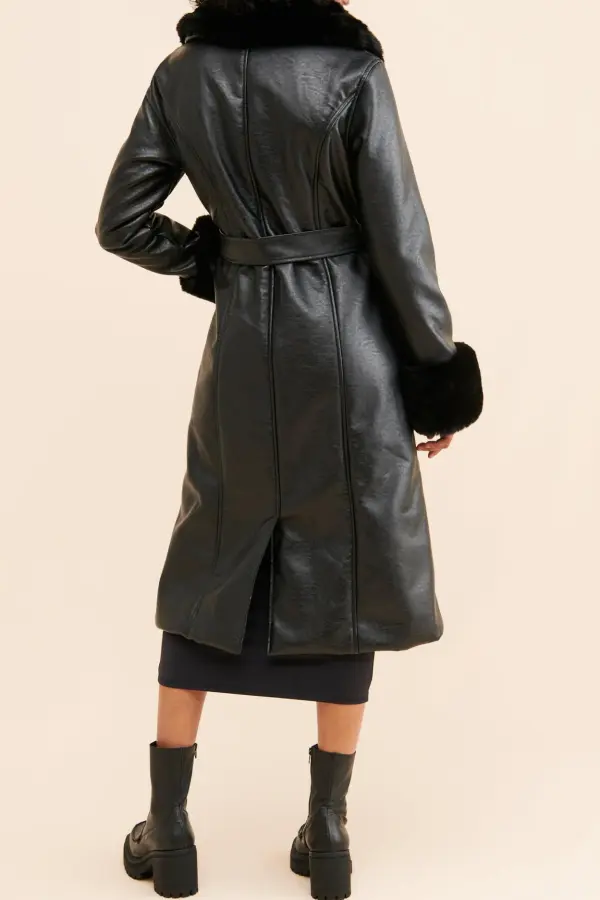 Mixed Media Coat