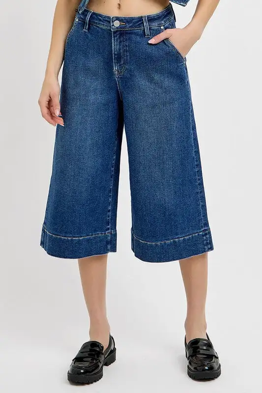 High Rise Crop Jeans