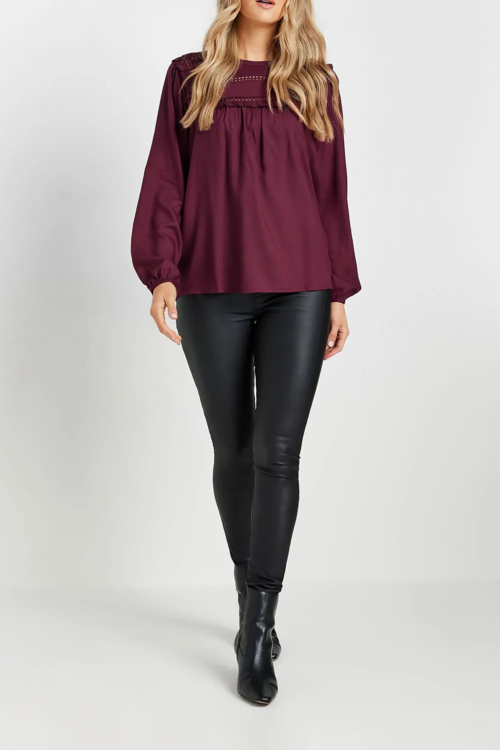Back Keyhole Fastening Shirt