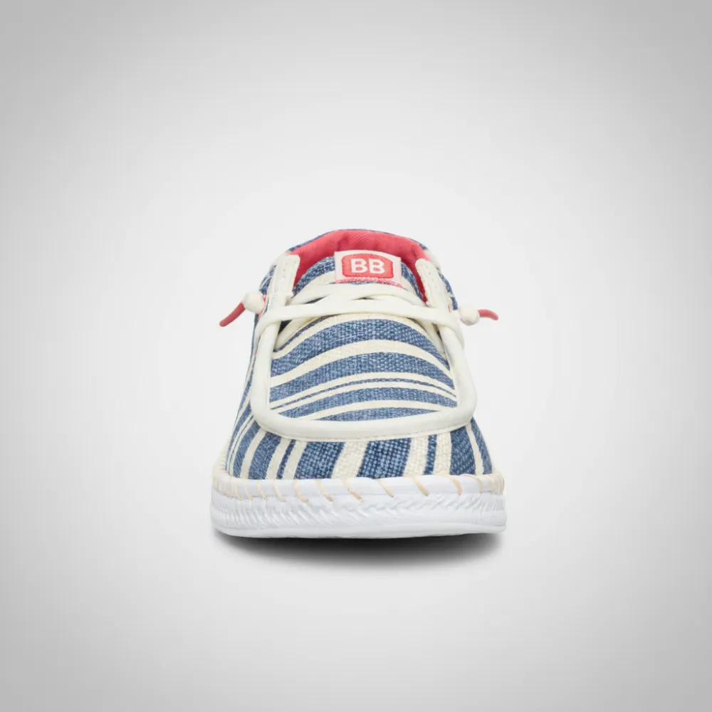 Espadrille Coast Striped Casual Wendy Shoes For Women