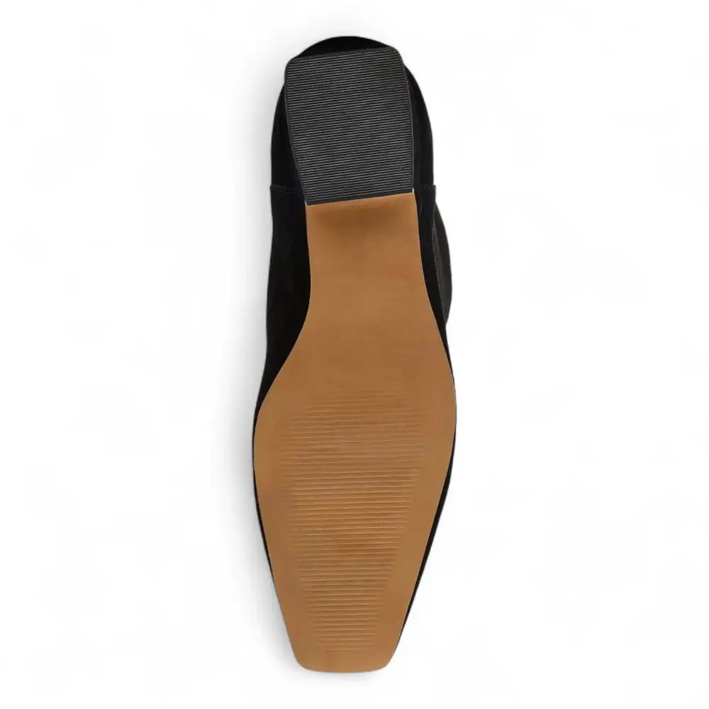Dantelle Suede Block Heel Tall Boots