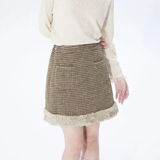 Mini Wool Skirt
