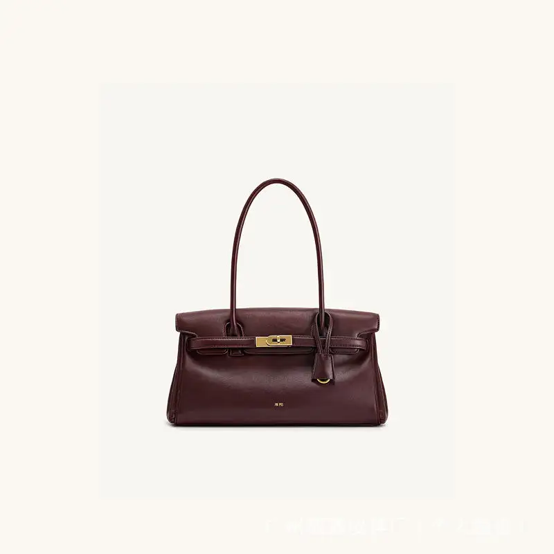 Textured Slim Baguette Bag