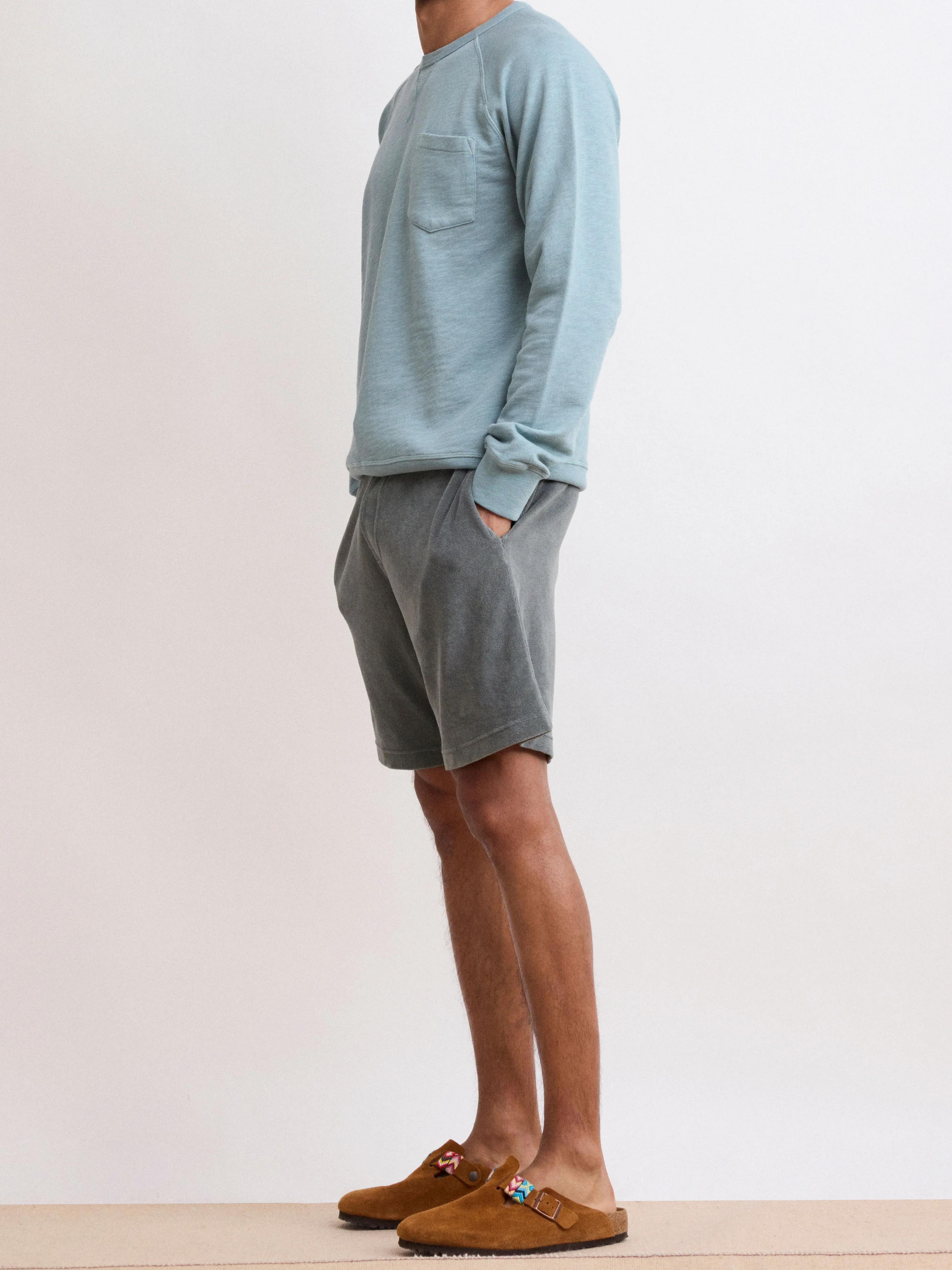 Casual Style Men's Olive Green Shorts