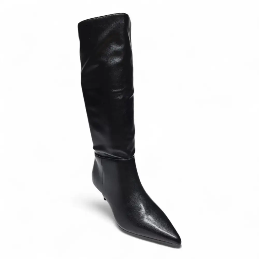 Breena Kitten Heel Knee High Boots