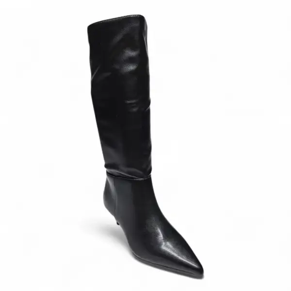 Breena Kitten Heel Knee High Boots